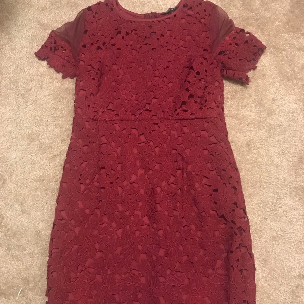 Burgundy Dress